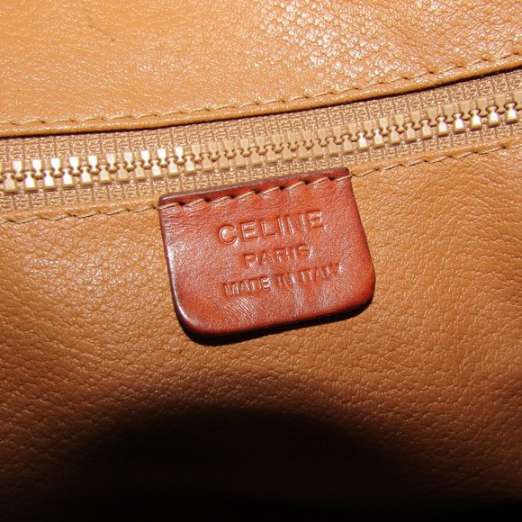 COPY - AUTHENTIC CELINE MONOGRAM VINTAGE BROWN BAG - Picture 7 of 13